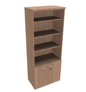 C1 Low Cupboard with Open Bookcase