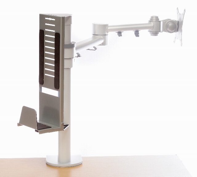 Pole/Monitor Arm Mounted Holder for Small CPUs