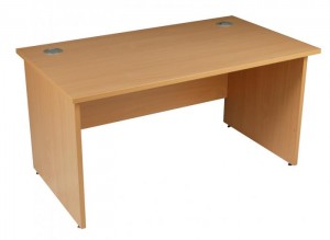 Initial Panel End Straight Desk