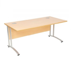 Initial Cantilever Straight Desk
