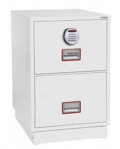 Phoenix 2 Drawer Fire Proof Cabinet Electronic