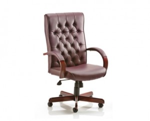 chesterfield leather executive chair