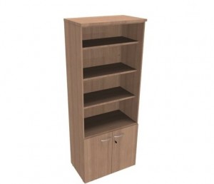 C1 Low Cupboard with Open Bookcase