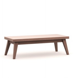 xcross wood rectangle table