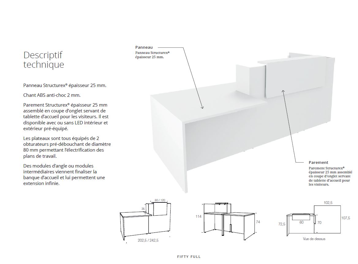 Fifty Full DDA Reception Desk Option 2 Allard Office Furniture Fifty Full DDA Reception Desk Option 2 Allard Office Furniture