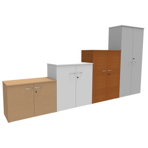 Buronomic Wooden Storage Cupboards 1000mm Wide