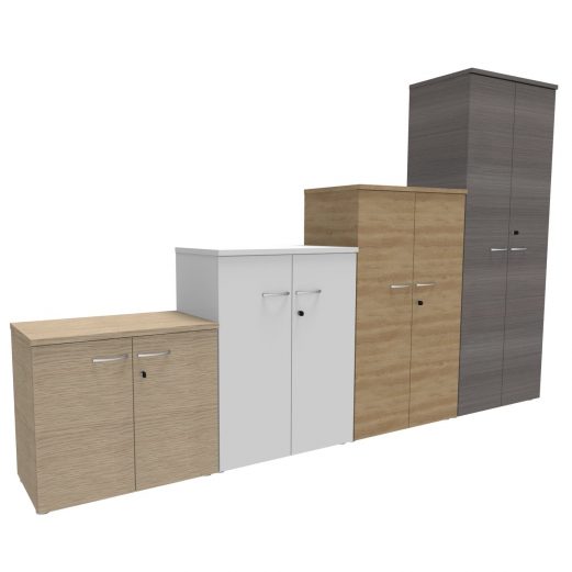 Buronomic Wooden Storage Cupboards 800mm Wide