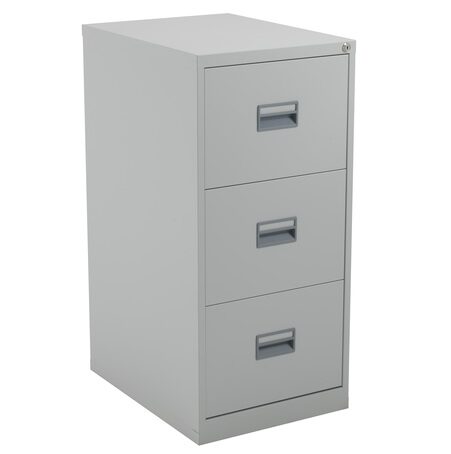 STeel 3 Drawer filing Cabinet - 3 Drawer - Grey