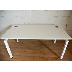 Bench Style Desk White 160cm 11069