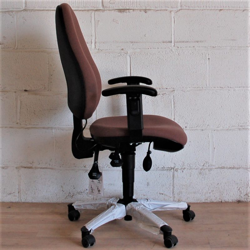 Task Chair Brown Fully Adjustable 2094