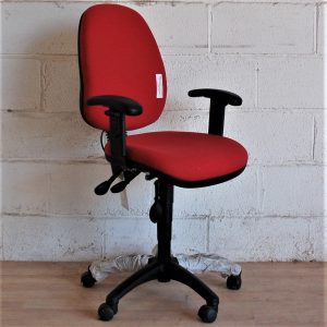 Task Chair Red Fully Adjustable 2092