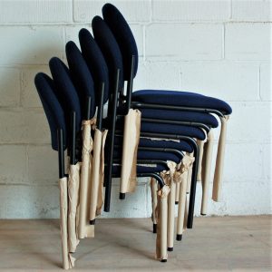 Visitor Stacking Chair Blue 1081