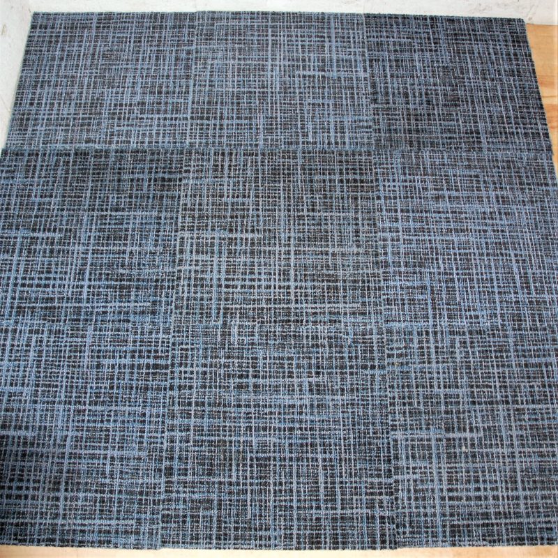 Carpet tiles Blue Patterned 9045