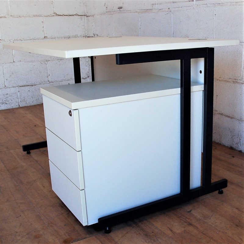 Desk White Grey 120cm 11082