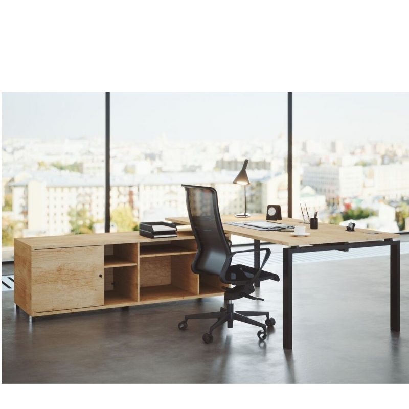 Astro Executive Desk with Support Unit,