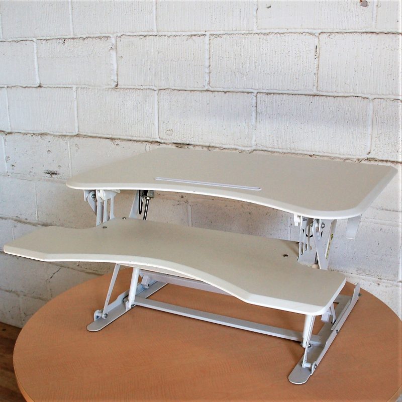 Sit-Stand Desk Converter White 9086