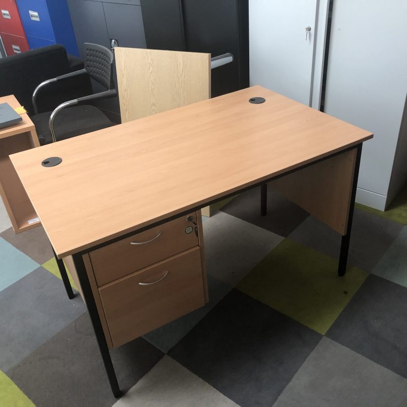 Small Office Desk with Drawers 11160