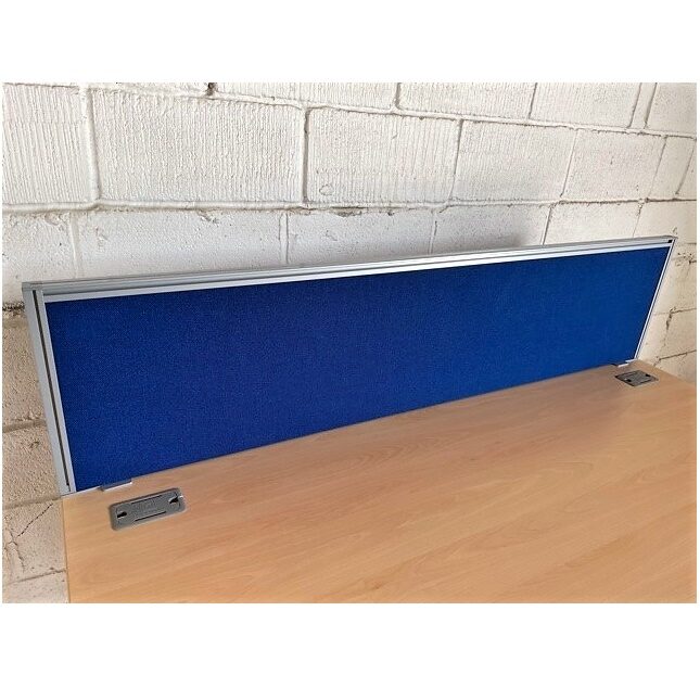 Desk-Mounted Partition Screen Blue 9106