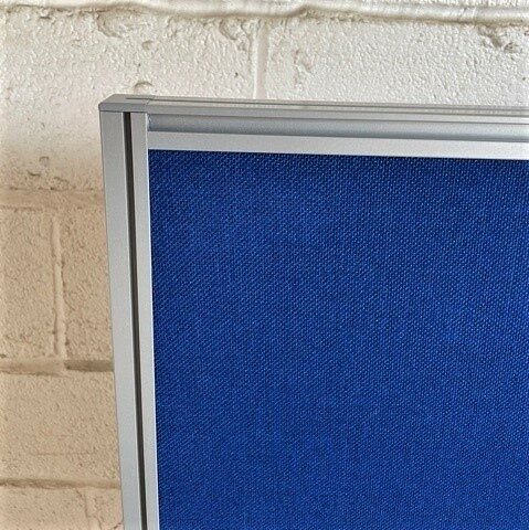 Desk-Mounted Partition Screen Blue 9106