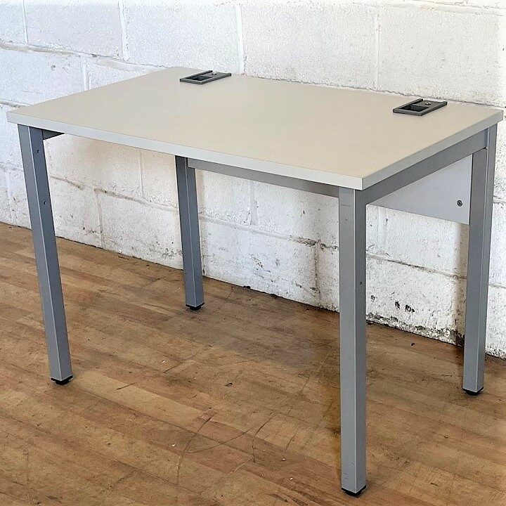 Compact Workstation 100x60cm Grey Silver 11222