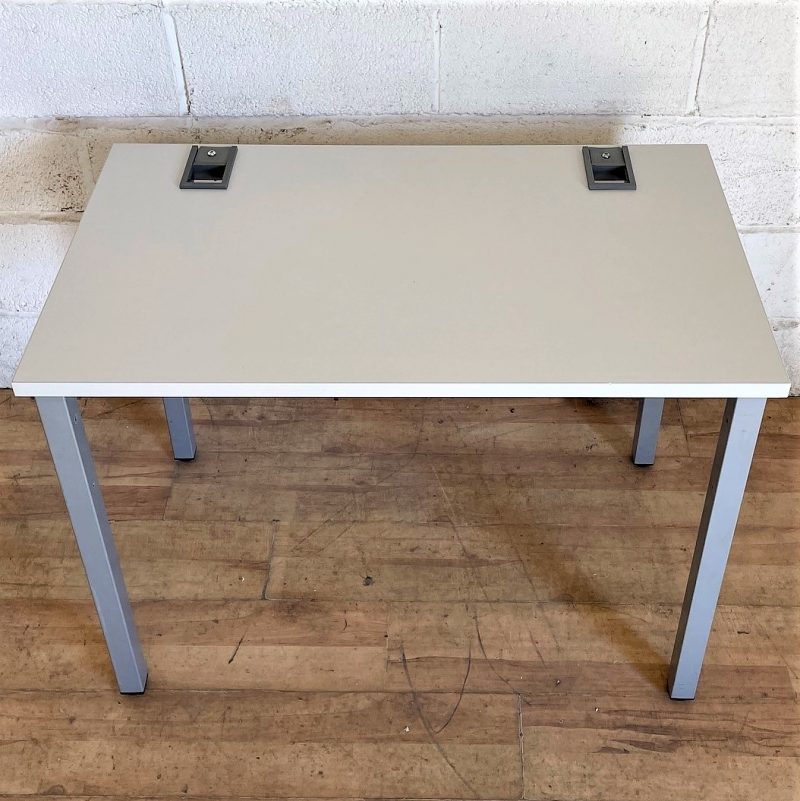 Compact Workstation 100x60cm Grey Silver 11222