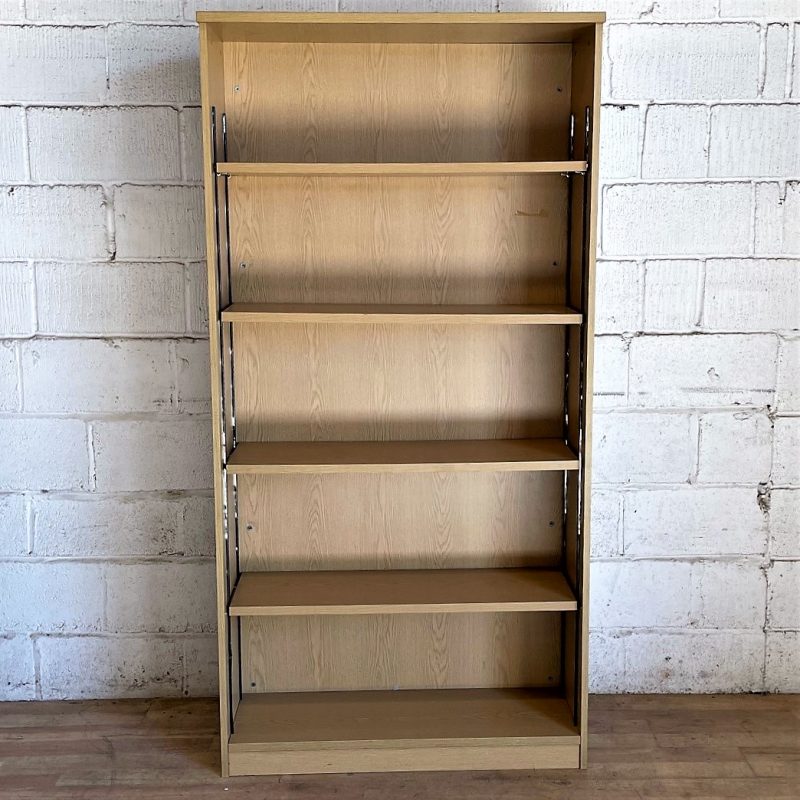 Tall Oak Bookcase 100cm wide 4023