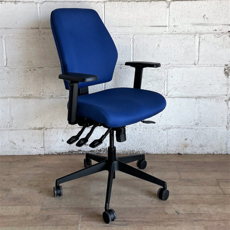 Full Spec Task Chair Back Royal Blue 2218