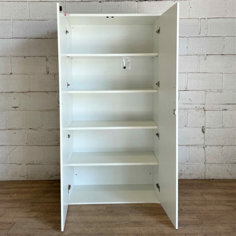 Large Storage Cupboard White 5183