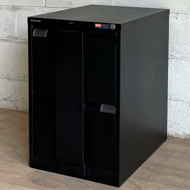 BISLEY 2dwr Filing Cabinet with Security Bar 6160