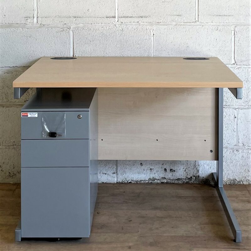 Compact Desk with Mobile Pedestal 11256