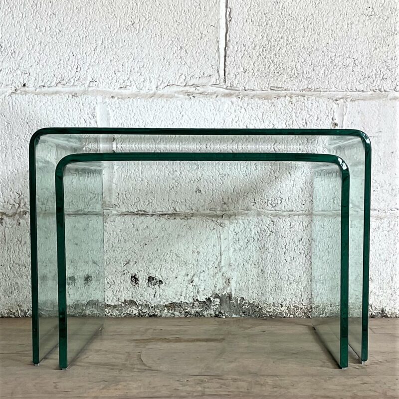 Nest of 2 Glass Coffee Tables 15153
