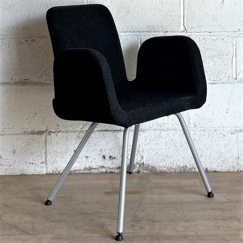 Pair of IKEA Patrik Chairs Charcoal 1154