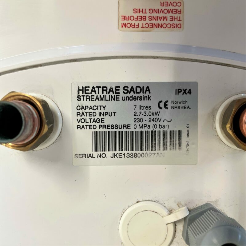 HEATRE SADIA Undersink Water Heater 9144