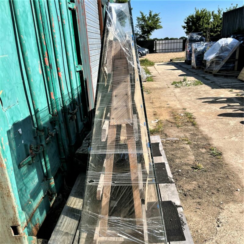 Large 10mm Toughened Glass Sheet Panel 250x135cm 9147