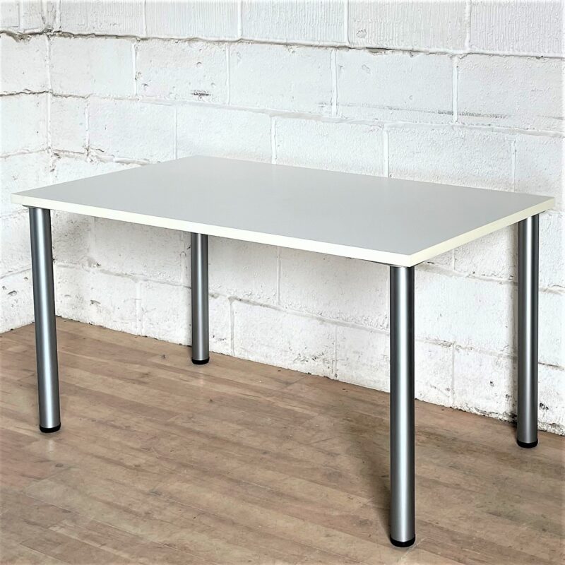 Multi-Purpose Table 140cm White Silver 15185