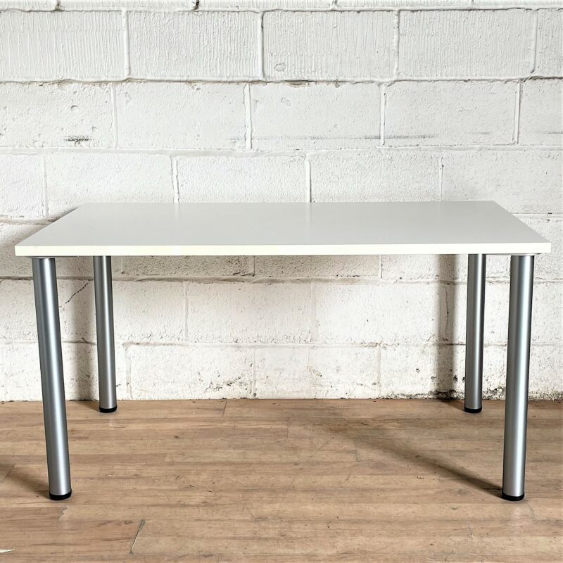 Multi-Purpose Table 140cm White Silver 15185