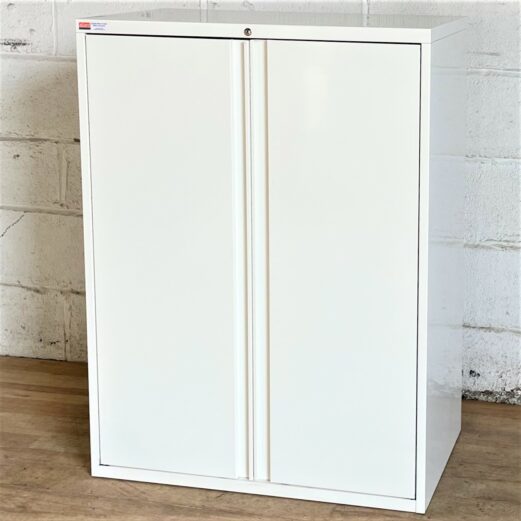 KI 800 Series Metal Storage Cupboard White 5216