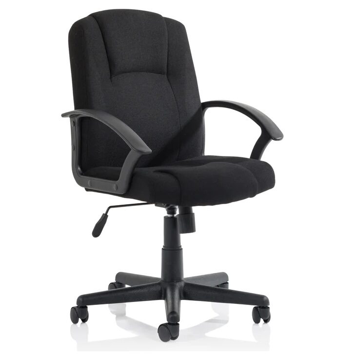 Bella Managers Chair black farbic