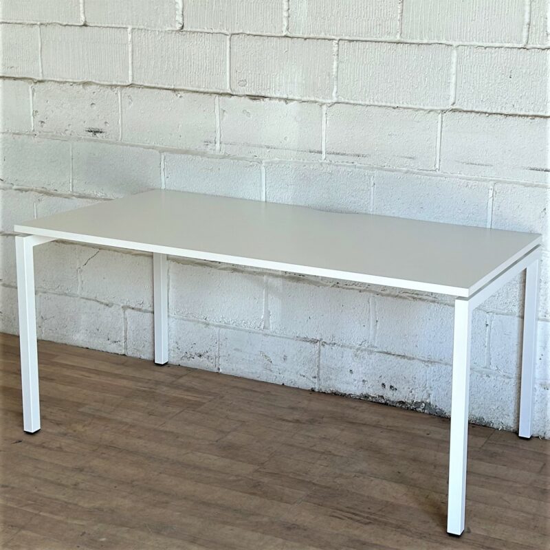 Bench Style Workstation Desk White 11300