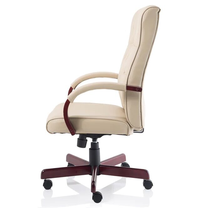 Chesterfield Executive Chair Cream side