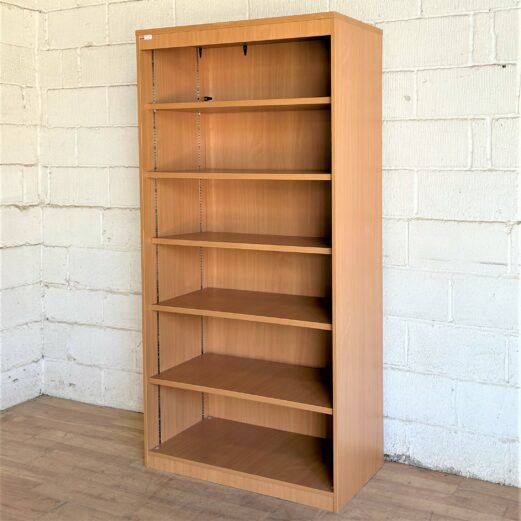 Tall Beech Bookcase Storage Unit 4041