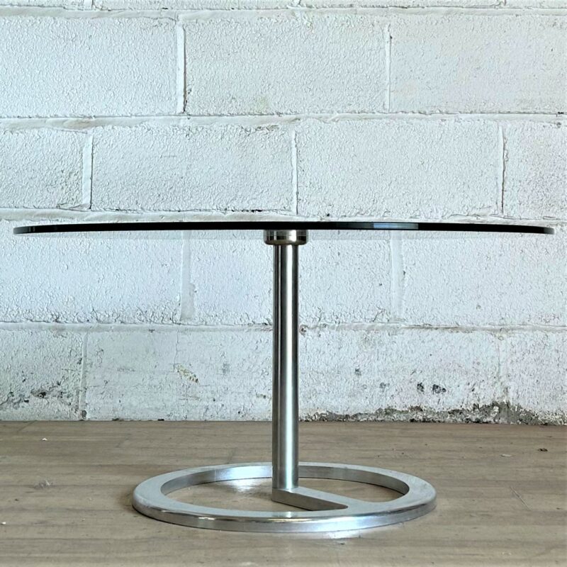 BOSS DESIGN Rota Circular Glass Coffee Table 15223