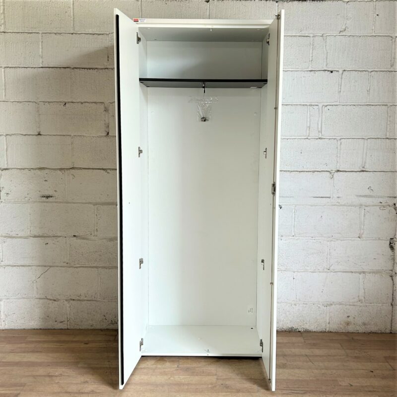 BURONOMIC Tall Wardrobe Cupboard White 5240