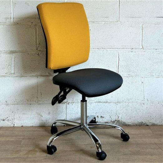 Ex-Display Operators Chair Yellow Grey 2278