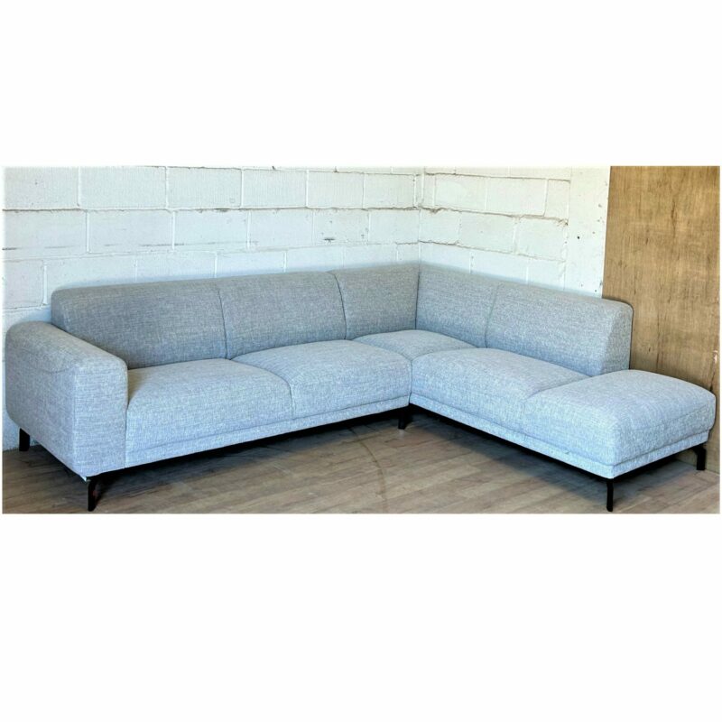 MONTEL Viano Large Corner Sofa Grey RIGHT 3074