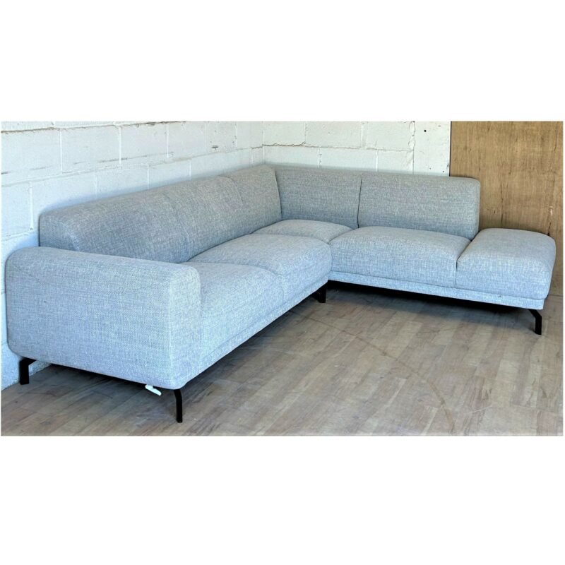MONTEL Viano Large Corner Sofa Grey RIGHT 3074
