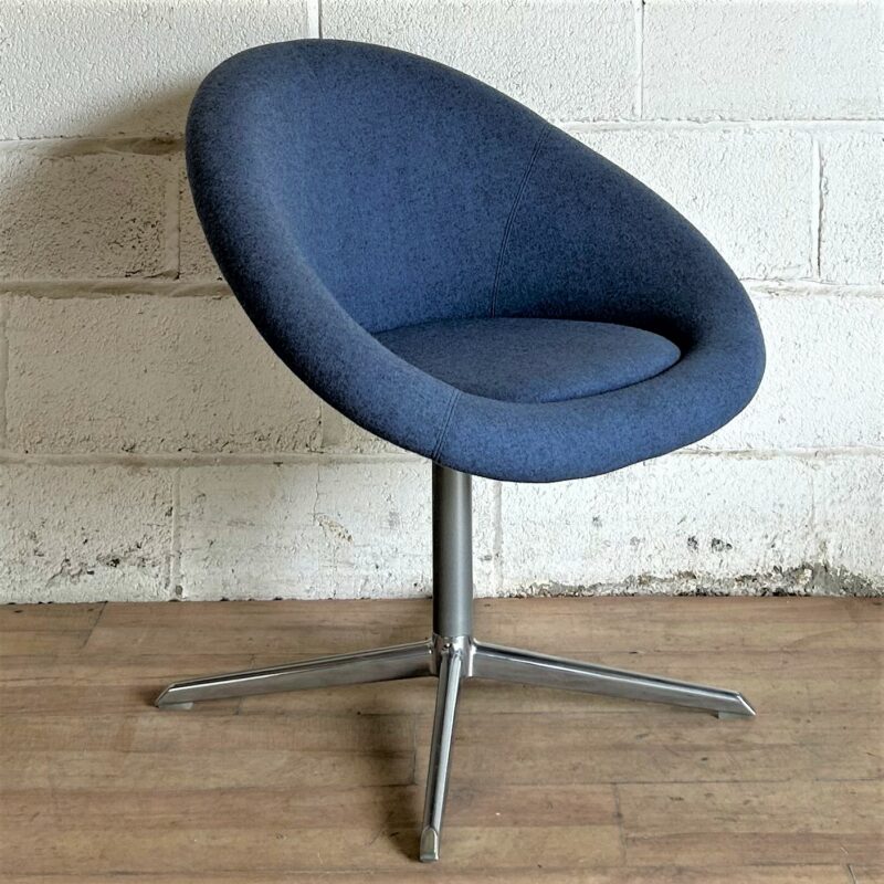 PAIR of CONNECTION Tub Chairs Blue 1202