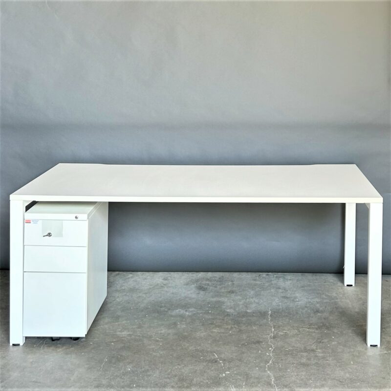 Bench Desk White 180cm 11316