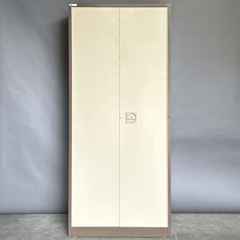 Tall Stationery Cupboard Brown Beige 5261