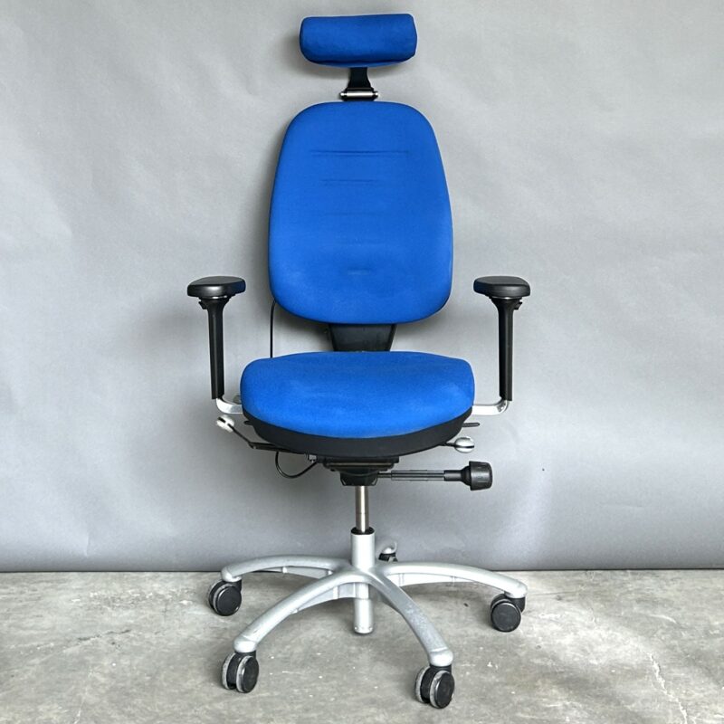 24hr Managers Headrest Task Chair Blue 2308